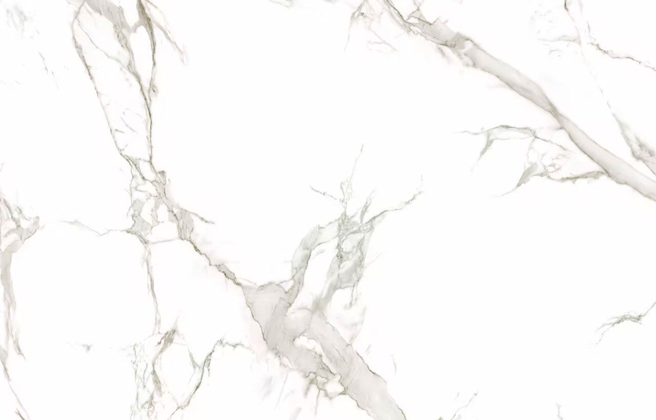 Aura 15 Porcelain surface with white background and soft grey veining