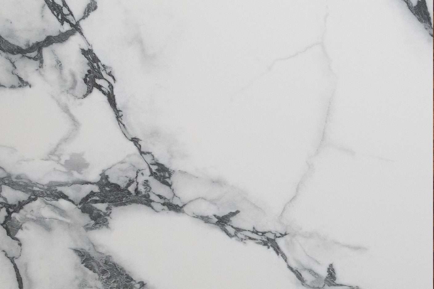 Bulgari Black Porcelain close-up showing a white stone effect with sweeping black veining and soft grey shading