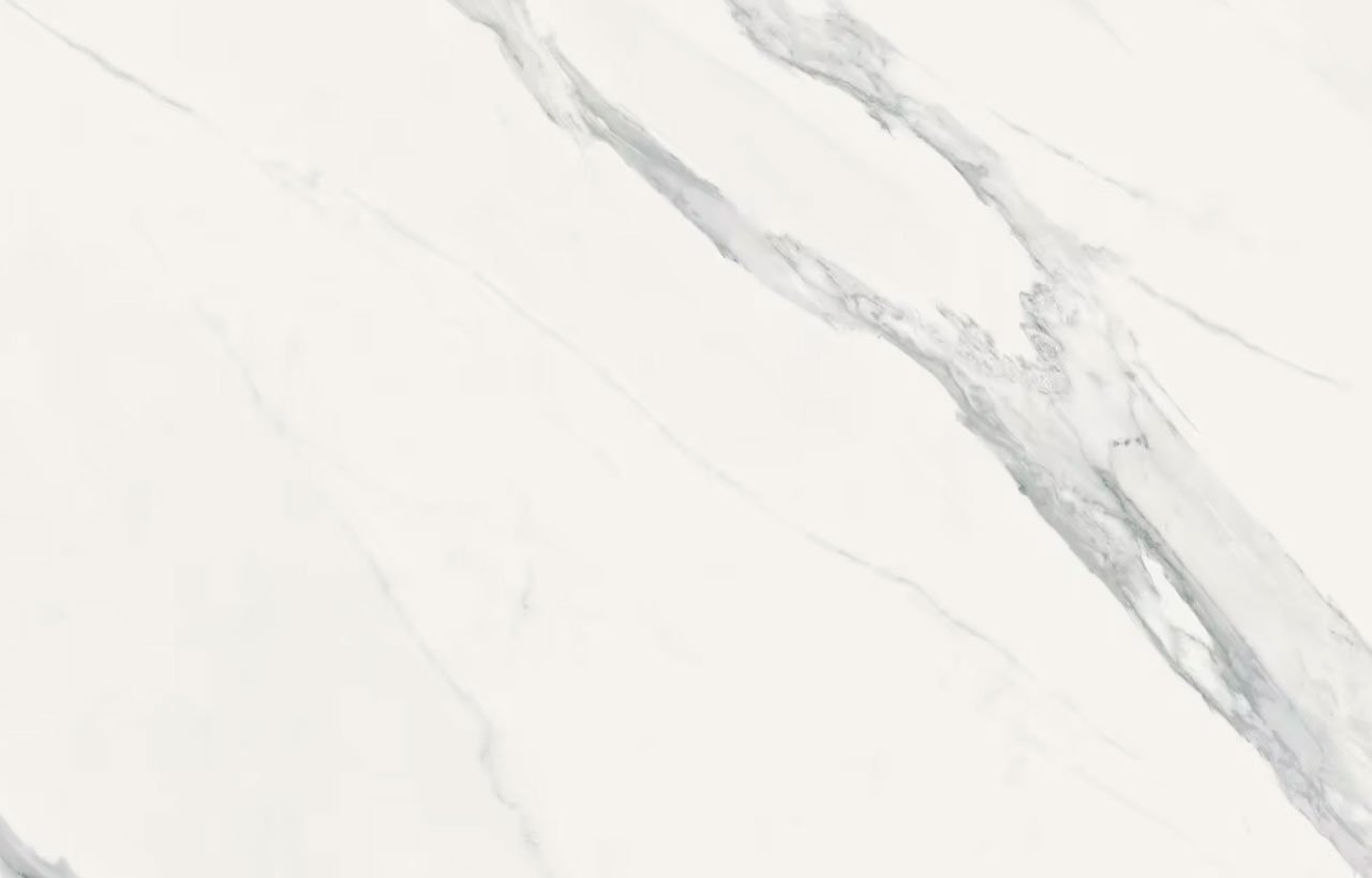 Opera Porcelain surface close-up showing flowing grey veining